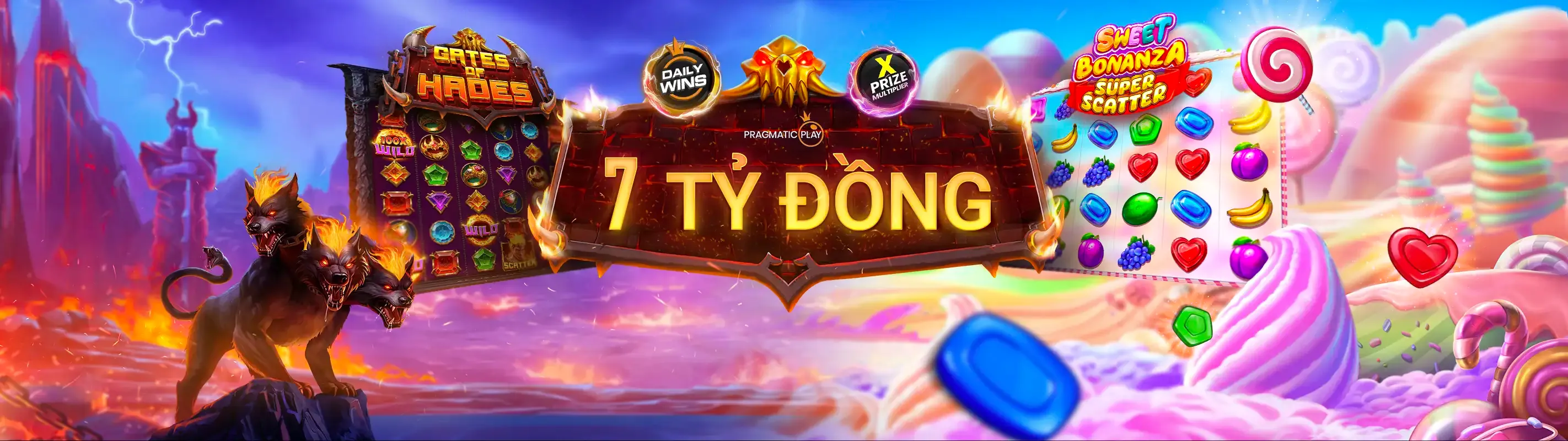 Hình ảnh một người chơi đang tận hưởng trò chơi slots tại 6623tu với các biểu tượng may mắn và ánh sáng rực rỡ
